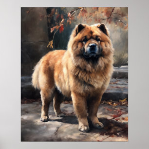 Chow Chow Dog Art Impressão