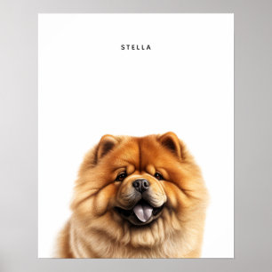 Chow Chow Personalizado Impressão