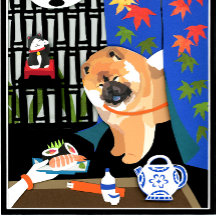 CHOW SUSHI Furoshiki embrulhar pano ou bandana