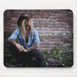 Chris Caffery Sentado por Brick Wall Mouse Pad