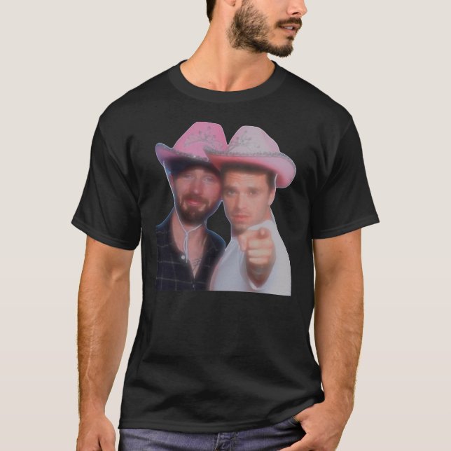 Chris Evans &amp; Sebastian Stan Classic T-Shirt (Frente)