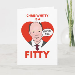 Chris Whitty é um Fitty - Cartão de Boas-Vindas
