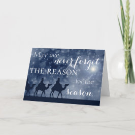 Christian A Razão do Cartão de Natal da Época