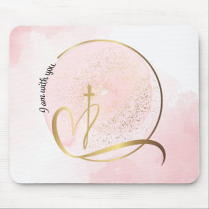 Christian Bíblia Verse: Eu Estou Com Você Mousepad