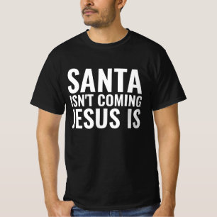 CHRISTIAN CHRISTMAS - JESUS VEM EM BREVE T-SHIRTS