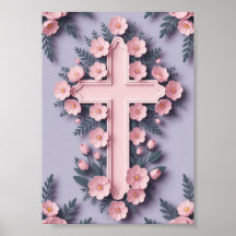 Christian Cross Matte Poster
