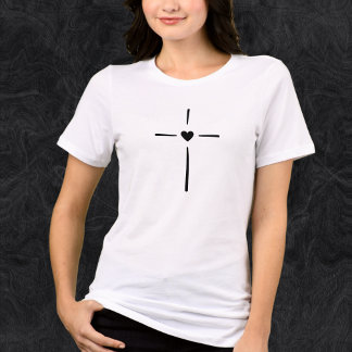 Christian Faith ama garotas cardíacas T-Shirt