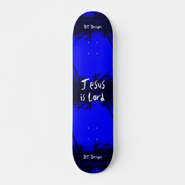 Christian Faith Jesus é Lord Skateboard (Frente)