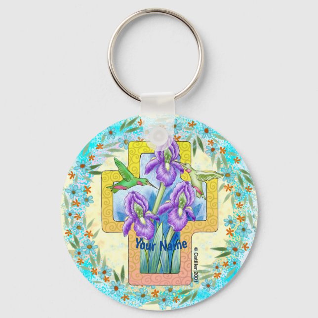 Christian Iris Cross chaveiro (Frente)