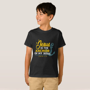 Christian Kids T-Shirt - Jesus É O Teto De Âncor