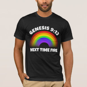 CHRISTIAN RAINBOW GENESIS 9:13 T-shirts