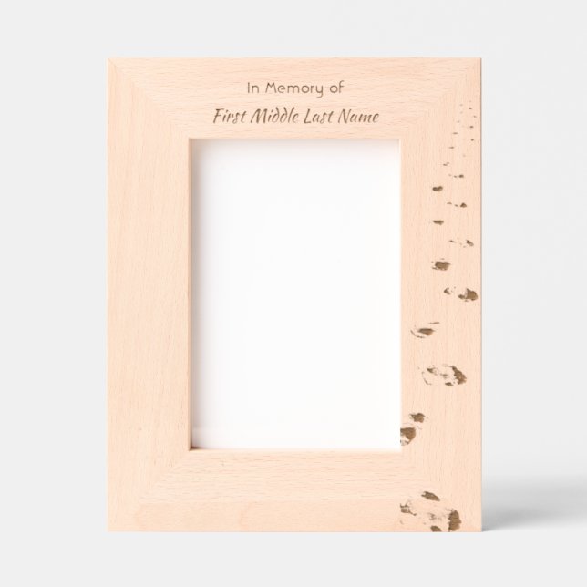 Christian Scripture Keepsake Footprints in Sand (Front)