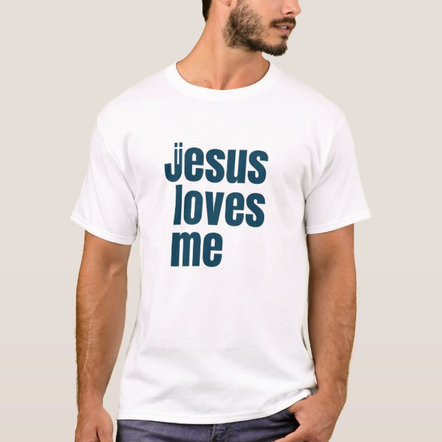 Christian T-Shirts Jesus ama (Frente)