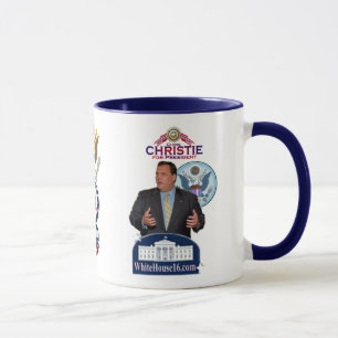 Christie para o presidente Campainha Caneca