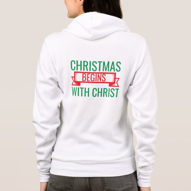 Christmas Begins with Christ-15523 T-Shirt (Verso)