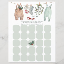 Christmas Clothes Baby Bingo Game