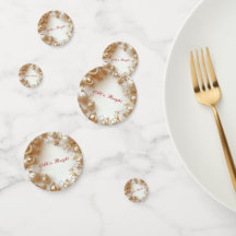 Christmas Gold Ornaments,Snowflakes All is Bright