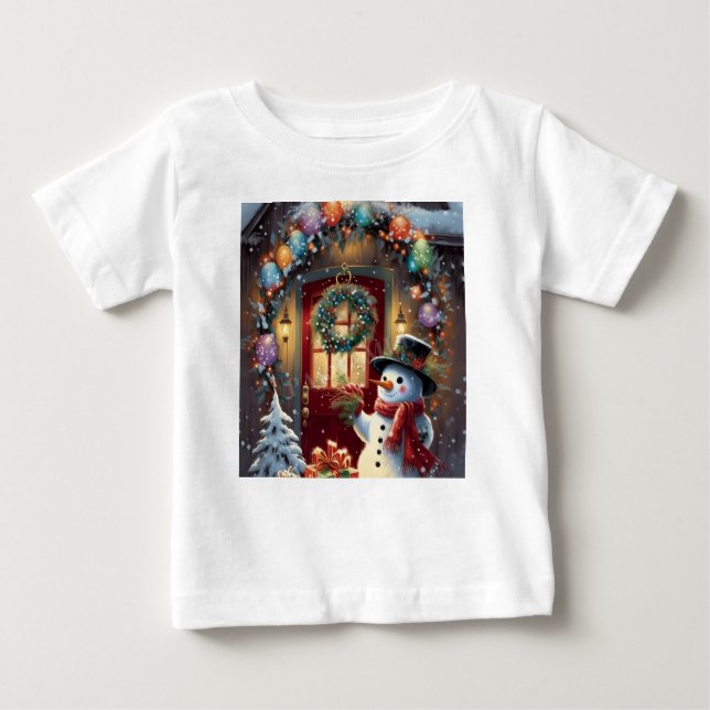 Christmas infant T-shirt (Frente)