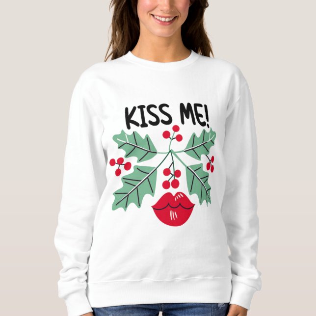 Christmas Kiss 2025 Funny Cool T-Shirt Gift (Frente)