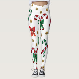 Christmas Leggings – Festive Holiday Pattern 