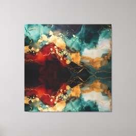 Christmas Marble Reverie – Premium Wrapped Canvas