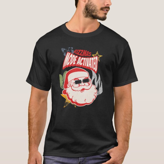 Christmas Rizz Meme Rizzmas Spirit Classic T-Shirt (Frente)
