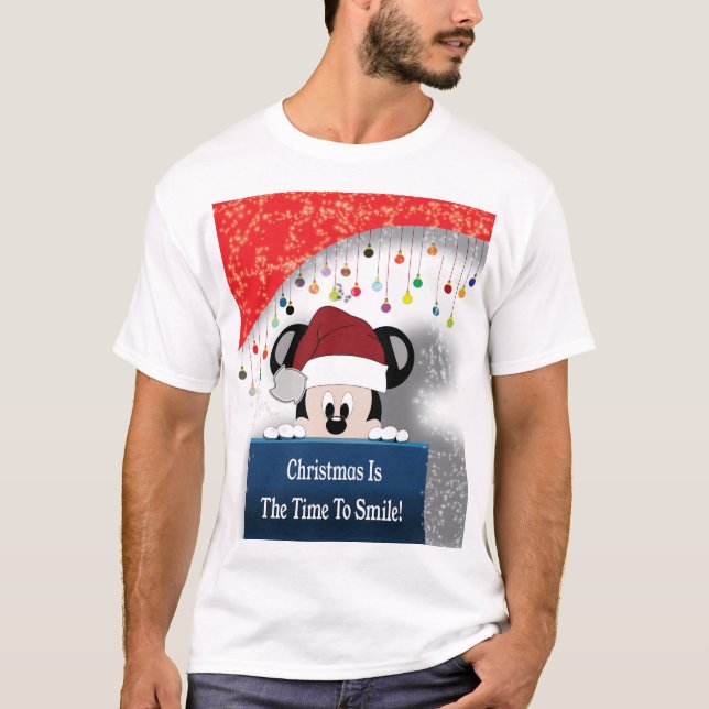 Christmas T-Shirt – Christmas Is The Time to Smile (Frente)