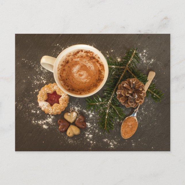 christmas trata cartão postal (Frente)