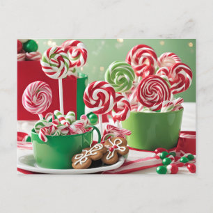 christmas trata cartão postal