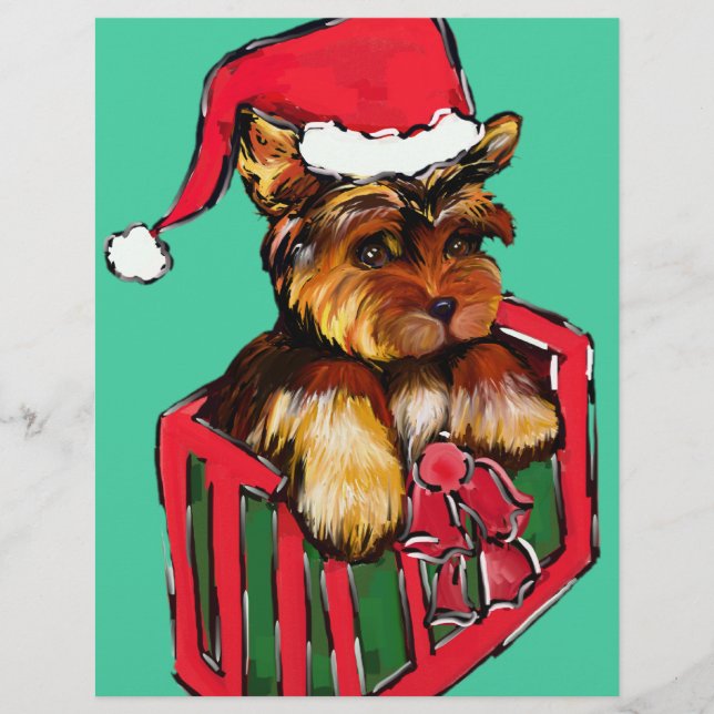 CHRISTMAS YORKIE POO (Frente)