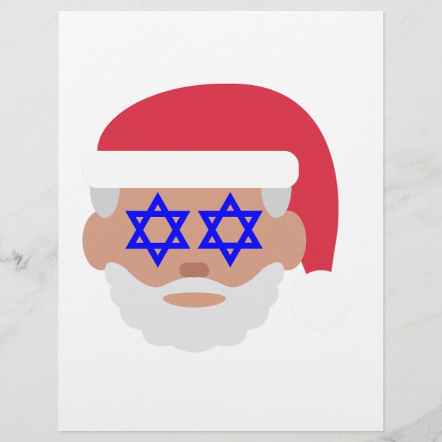 christmukkah santa claus emoji (Frente)