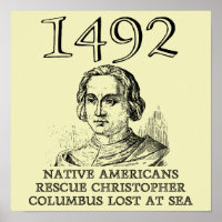 Christopher Columbus resgatou Poster de História E