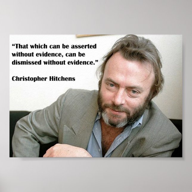 Christopher Hitchens Poster (Frente)