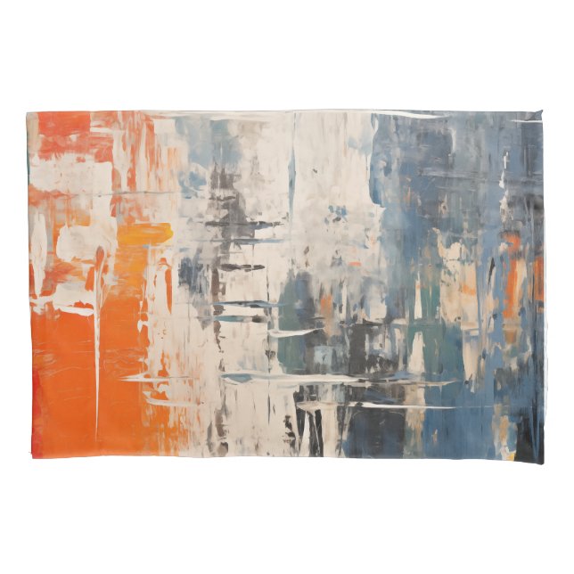 Chromatic Crossroads Abstract Digital Painting (Frente)