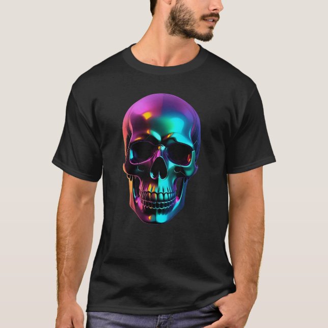 Chrome Skull T-Shirt (Frente)
