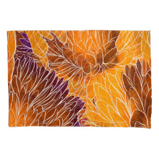 Chrysanthemum Japonês: Watercolor Seamless Patter