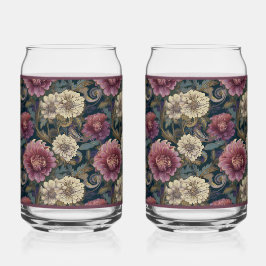 Chrysanthemum Soda Glass