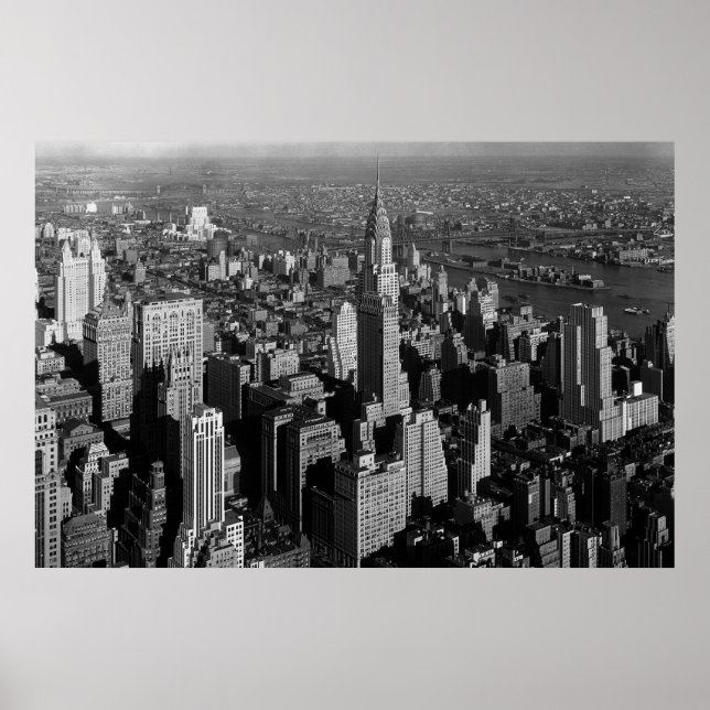 Chrysler Building New York Manhattan Poster (Frente)