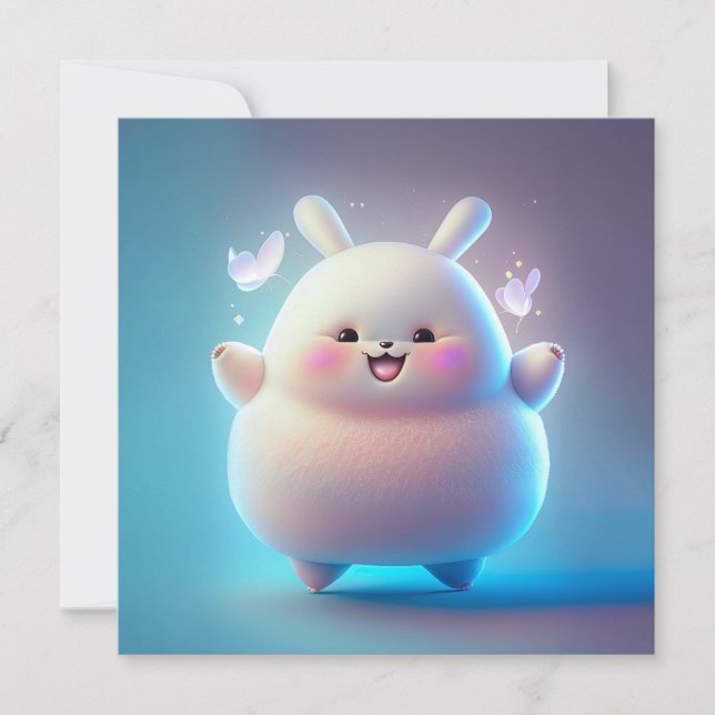 Chubby Bunny & Butterflies (Frente)