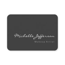 Chubby - Cinza de Cartão de visita de Script do Ca