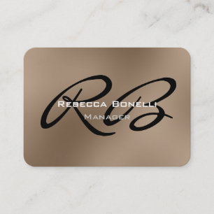 Chubby Rounds Corner Manager Cartão de visita