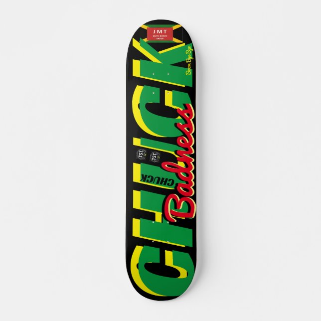 CHUCK BADNESS 7, 3/4", skate (Frente)