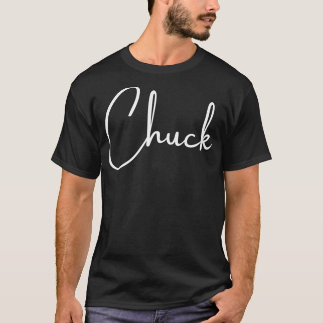 Chuck Name Classic T-Shirt (Frente)