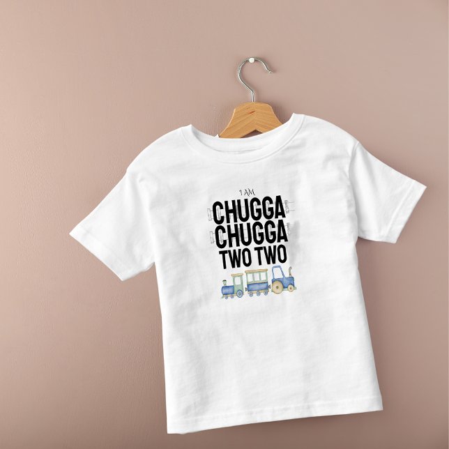 Chugga Chugga Dois | Kid Birthday T-Shirt (Criador carregado)