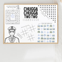 Chugga Chugga Dois | Kids Games Placemat