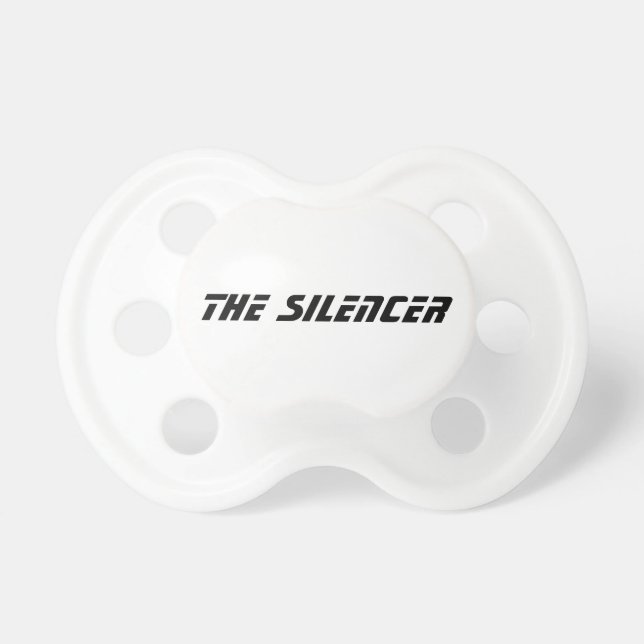 Chupeta O Pacifier do silenciador (Frente)