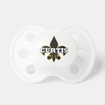 Pacifier da flor de lis de Curtis do bebê