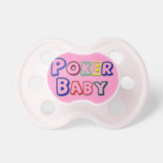 Chupeta Pacifier do bebê do póquer