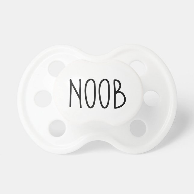 Chupeta Pacifier infantil de "Noob" (Frente)