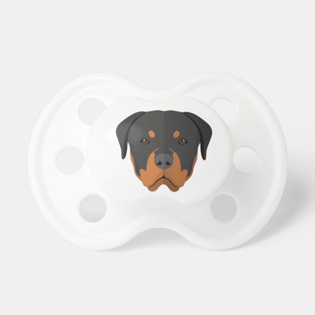 Chupeta Rottweiler (Frente)